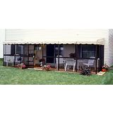 10 panel 50" patio-mate replacement roof - almond sh133