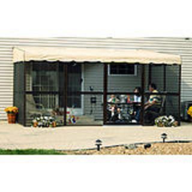 8 Panel-45" Patio-Mate replacement roof- Almond-screenhouseparts.com