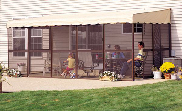 9 panel patio-mate replacement roof- almond sh43987