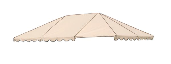 Rectangular 10 panel screenhouse Replacement Roof-Almond-screenhouseparts.com