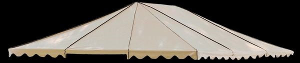 almond 12 panel square screenhouse replacement roof