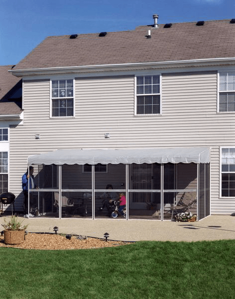 9 panel patio-mate replacement roof, gray sh131